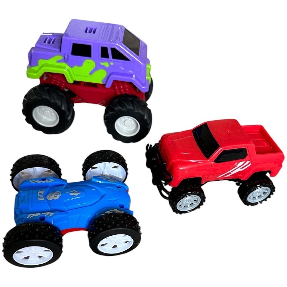 Lakeshore Monster Truck, Friction Flip Car, Red Truck Bundle
Kids vehicle toys